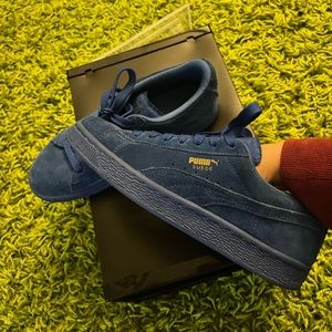 Puma Suede Classic Mono Elektro Blue Gold
